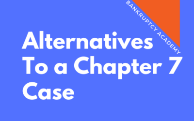 BK 127: Alternatives to a Chapter 7 Case