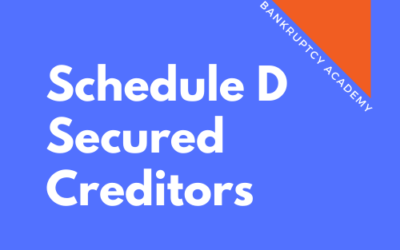 BK 104: Schedule D – Secured Creditors