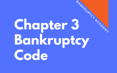 BK 123: Chapter 3 of the Bankruptcy Code